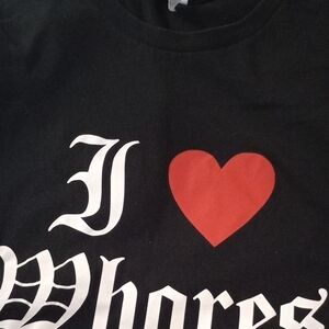 Black and Red Graphic Tee